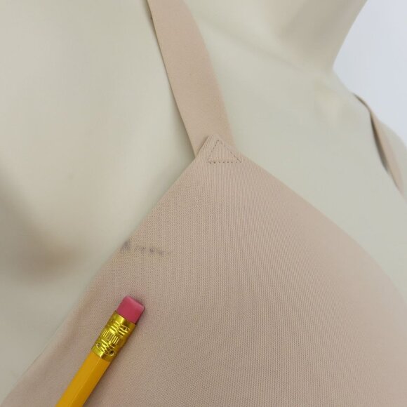 True & Co 36DD Solid Beige Underwire Lined Convertible T Shirt Bra Style 11310 - Picture 3 of 15